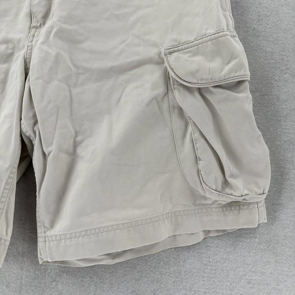 Vintage Polo Ralph Lauren Bleecker Paratrooper Khaki Military Cargo Shorts Men34 - Picture 6 of 13